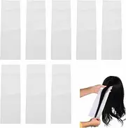 Beavorty 50 Sheets highlight stickers hair paper wraps Hairdressing Tool Hair Coloring Paper blonde hair dye bubble hair dye Salon Hair Dye Paper piece of paper white