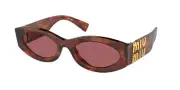 NEW Miu Miu 11WS 0mu 11ws Sunglasses 11Q08S Brown 100% AUTHENTIC