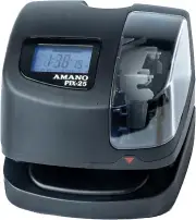 Amano PIX25 Pix-25 Atomic Time Clock/date Stamp