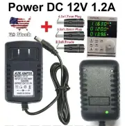 Tested 12V 1.2A AC/DC Adapter Power Supply Charger with 5.5x2.1mm +3 DC Plug