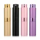 8ml Portable Mini Aluminium Glass Perfume Bottle Perfume Atomizer Travel EOM