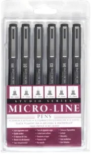 Peter Pauper Press Studio Series Micro-Line Pens Set - Brand New!