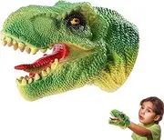 Dinosaur Hand Puppet, Creative Simulation Animal Hand Puppet Toy, Realistic Animal Designs for Kids, Role Play, Theatre & Fun Toy, Interactive & Flexible