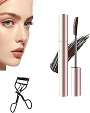 Submarine Mascara, Relaxrich Mascara, Submarine TubingMascara Black & Brown Duo for Lash Makeup, New Lengthening and CurlingMascara, Natural Defining Curling Eyelashes, SubmarineTubeMascara (Brown)