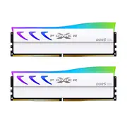 SP Silicon Power XPOWER STORM RGB DDR5 64GB(2x32GB),CL38 6000MHz Gaming Memory Supports Intel XMP/AMD EXPO UDIMM Desktop PC Computer RAM Memory, White
