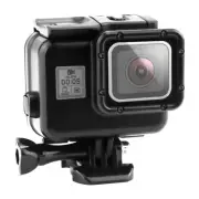 Black 40m Diving Waterproof Case Touch Screen Backdoor For Gopro Hero 5/6/7 A