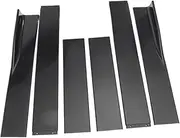 78.7"/86.6" Side Skirt Extension Body Kit Universal Compatible for Mercedes Benz W204 08-14 C-Class Apron Winglet Car Accessories(86.8IN Black)