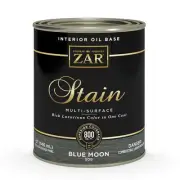 ZAR 50912 Interior Oil Base Stain Multi-Purpose Blue Moon 209 Finish 1 QT NEW