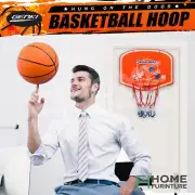 Genki Mini Basketball Hoop Wall Mounted Backboard Ring System Door Indoor Toy
