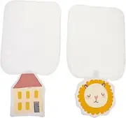 Kisangel 2Pcs Towel Absorbent Back Pad for Boy Girl Durable and Comfortable Sweat Cloths Quick Drying Design Random Patterns for Playtime Use