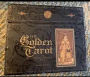 The Golden Tarot Visconti-Sforza Deck 78 cards book tarot cloth velvet pouch