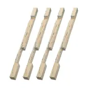 Beehive Entrance Reducer Wood Protector for Beekeeping 4 Pack Beehive Gate Control Durable Natural Wooden Beekeeper Tool Easy Install Ventilation Adju