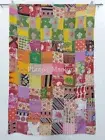 Handmade Blanket Patchwork Kantha Quilt Indian Reversible kantha Throw