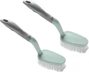 NOLITOY 2pcs Floor Brush Pot Scrub Brush Bath Tub Tile Cleaning Brush Dusting Brush for Cleaning Floor Bathroom Scrub Brush Bench Brush Accessories Household