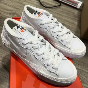 sacai x Nike Blazer Low 白9.9全新 可議