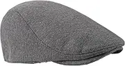 [rockible] Beret Cap Painter Hat Adjustable Herringbone Hats Casual Classic Newsboy Hat Men Flat Cap for Fishing Travel Hunting Camping