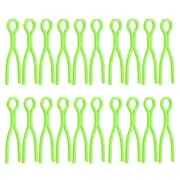 100pcs Bobbin Thread Holders Plastic Long Thread Spool Clamp, Fluorescent Green