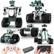 Car Building Blocks Set, 13in1 Remote & APP Control Tracked Racer(550 PCS)