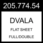 IKEA DVALA Flat Sheet White Full/Double 205.774.54