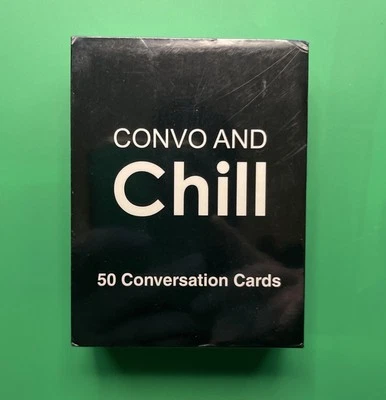Convo And Chill Conversation Starter Cards - 50 Cards - New - In Sealed Box