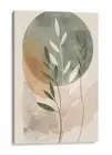 Stylish Botanical Abstract Canvas Print, Modern Art Home Decor