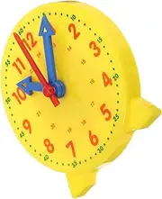 COMPUKAS Interactive Teaching Clock Early Education Learning Device for Telling Battery Classroom Decor Engaging Math Tool for Preschool and Playrooms