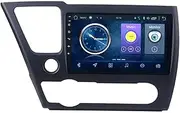 Android 8.1 Car Stereo Radio 9" GPS Navigator with Canbus DVD Player Compatible for Honda Civic from 2014 to 2017 Support Bluetooth/USB/DAB/DVR/WiFi/AUX/Mirror Link/Steering Wheel.