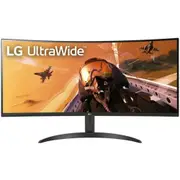 LG UltraGear 34WP60C-B 34" UWQHD 1ms 160Hz VA Curved Ultrawide Gaming Monitor