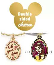 Disney ✿ Tell Your Story Alex & Ani Bracelet 2 Sided Belle Beauty & Beast Gold