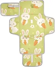 Reusable Changing Pads for Baby with Tissue Pocket Baby Diaper Changing pad with Built-in Pillow