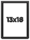 13x18 Shadow Box Frame Black | 2 Inches Deep Real Wood Contemporary Shadowbox Di