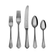 Mepra Dolce Vita Mirror Oro Nero 5-Piece Place Setting