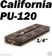 PU-120 Quick Release Plate For Benro B0 B1 B2 J1 N1 Tripod ball head Arca Swiss