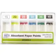 META ABSORBENT PAPER POINTS #15-40 COLOR CODED PACK OF 200