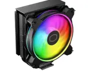 Cooler Master Hyper 212 Halo Black CPU Air Cooler MF120 Halo² Fan, Dual Loop AR