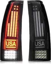 LED Tail Lights for Chevy & GMC C/K1500 88-99, C1500 C2500 Suburban 92-99, C/K 2500 3500 88-00, Silverado 94-98, Blazer 92-94, Tahoe 95-99, Cadillac Escalade 99-00, GMC Yukon 92-00, Smoke lens