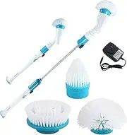 Turbo Spin Scrub Mop Bath Cleaning Brush High Floor Scrubber Hurricane Home New AU