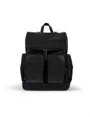 [OiOi] Signature Luxury Leather Nappy Backpack in Jet Black