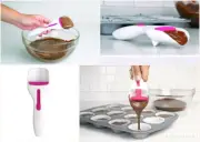 Tovolo No Mess Cupcake Muffin Batter Scoop Baking Breakfast Egg Muffins Omelets