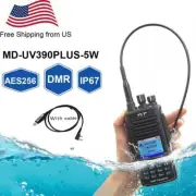 TYT MD-UV390PLUS 5W AES256 Encryption DMR Digital Radio IP67 Radios + USB Cable