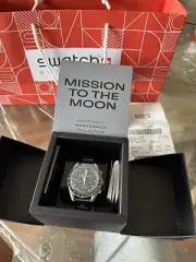 Omega X Swatch SpeedMaster MoonSwatch Mission To The Moon Authentic With Receipt