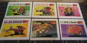 SIGNED - TOM DANIEL / BILL FRAUHIGER 1/24 CONCEPT SNAP KIT ART PRINTS FULL SET