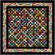 MALUKU - 98" x 98" - Pre-cut Patchwork Quilt Kit by Quilt-Addicts Queen`