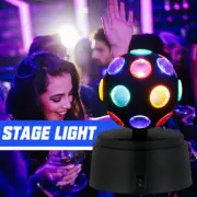 Disco Light Ball Crystal Party DJ LED Magic Stage Lighting Club Lamp_.