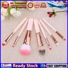 LF# 7pcs/set Wood Makeup Brush Foundation Contour Concealer Blush Pen Beige
