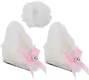 FUNOMOCYA Helmet Decor Tail 3pcs Cat Ears Motorcycle Helmet Add-ons Secure Fit Fashionable Look