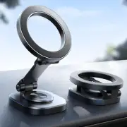 Fits MagSafe Car Mount, [360° Rotating Base & All-Metal] Magnetic Phone Holde...