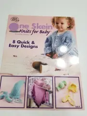 NEW ONE SKEIN KNIT FOR BABY 8 QUICK & EASY DESIGNS 3324*