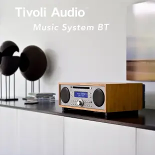 【Tivoli Audio】Music System BT 藍牙CD播放機 櫻桃木金屬灰(CD 播放機 / 藍牙 5.0 / FM 收音機 / 鬧鐘)