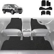 Outback GT 6D Diamond Custom-Fit Car Floor Mats, Compatible with LDV D90 2017-Current | Heavy Duty | Anti-Slip | All Weather Protection | Car Accessories